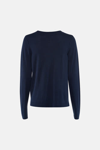 Pull col O - bleu