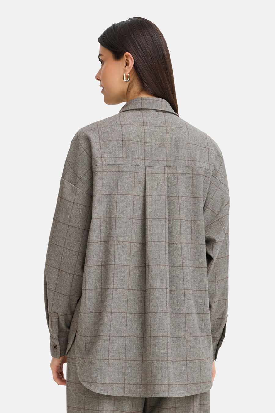 Chemisier (manches longues) gris - Fransa®