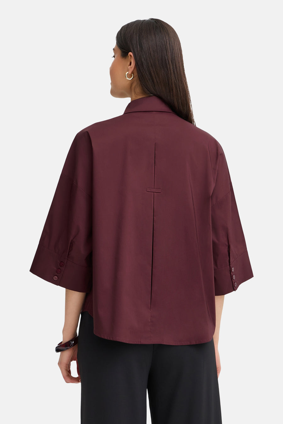 Chemisier (manches longues) mauve - Fransa®