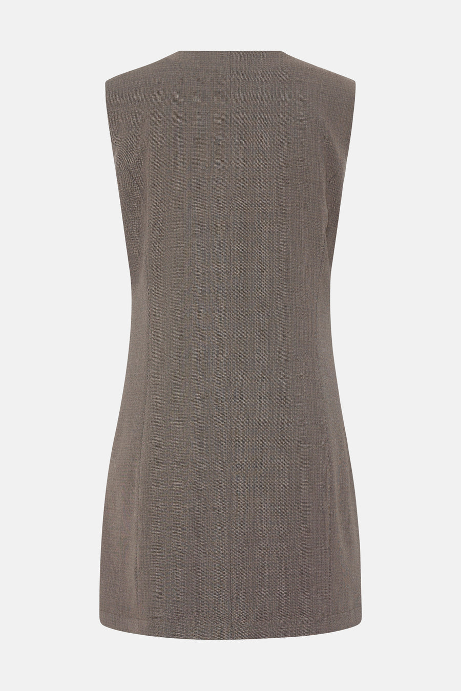 Robe à manches courtes - brun