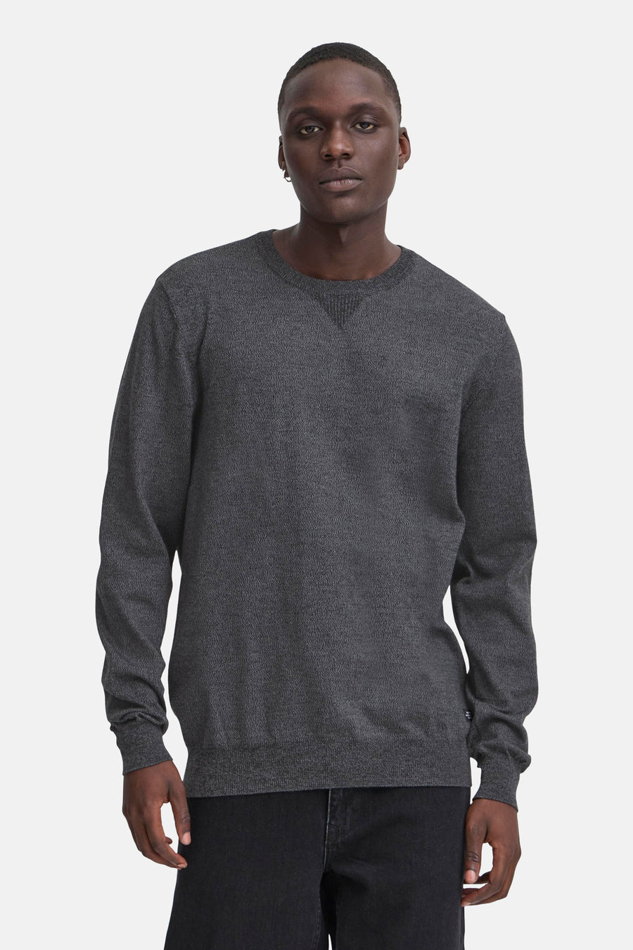 Pull à col rond - Gris - BLEND - 1