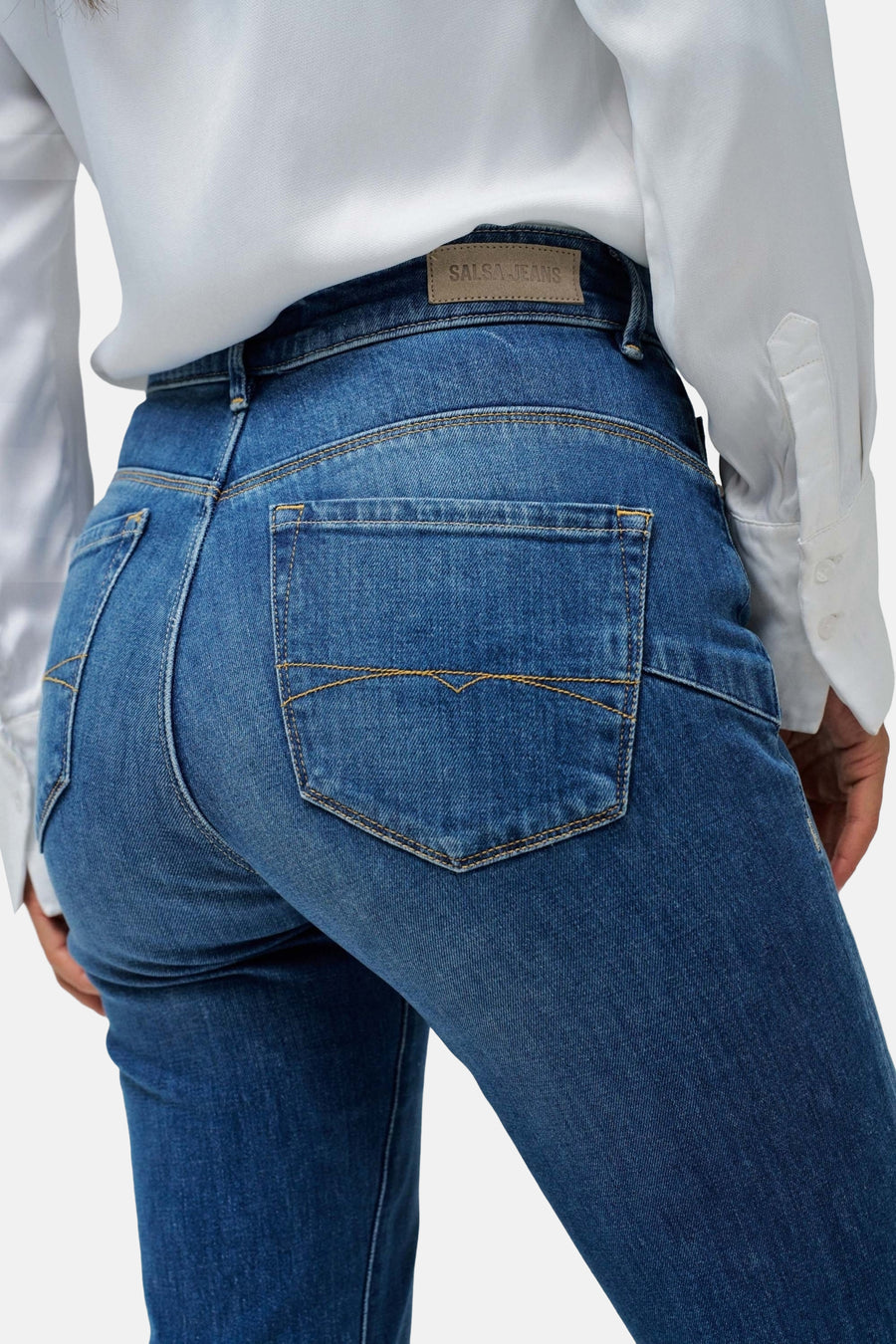 Jeans flared mid blue denim - Salsa Jeans® - Salsa Jeans®