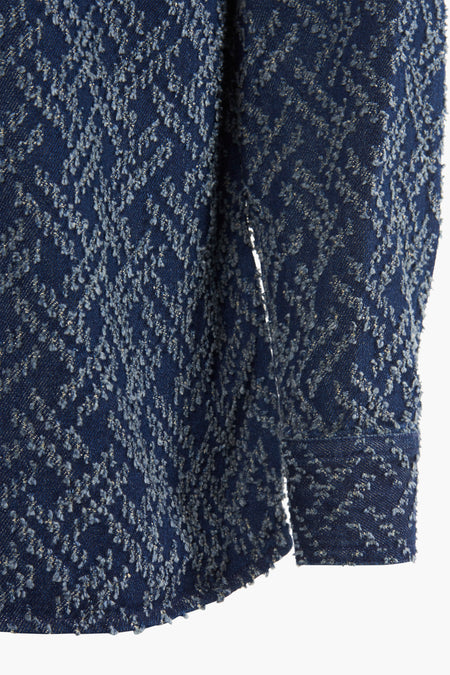 Chemise &agrave; manches longues - bleu