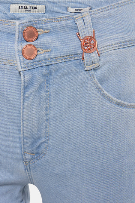 SECRET BOOT - light blue denim