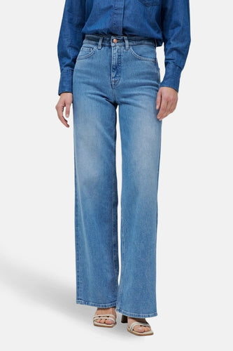Jeans wide light blue denim - Salsa Jeans®