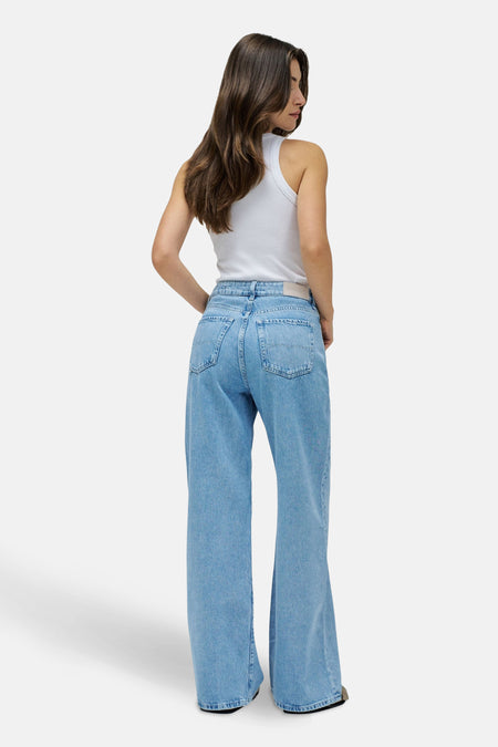 Jeans wide Light blue denim - Salsa Jeans®
