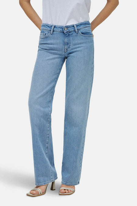 Jeans straight Light blue denim - Salsa Jeans®