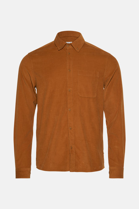 Chemise à manches longues - orange