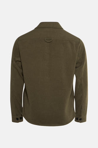 Manteau court de SOLID, vu de derrièrerière avec des longs et et une texture lisse.