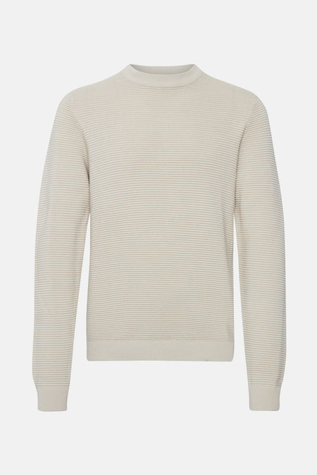 Pull col O Écru - SOLID