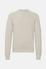 Pull col O Écru - SOLID