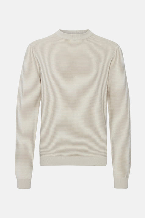 Pull col O Écru - SOLID