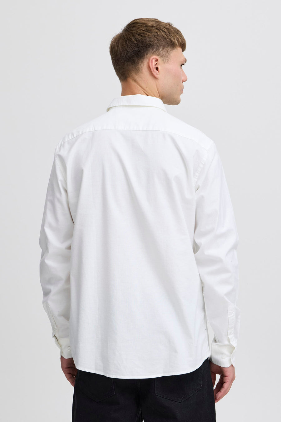 Chemise à manches longues - blanc - SOLID