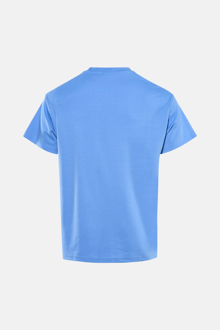 T-shirt bleu à manches courtes de SOLID, dos visible.