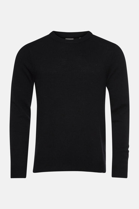 Pull à col rond - noir