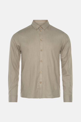 Chemise à manches longues - beige - SOLID