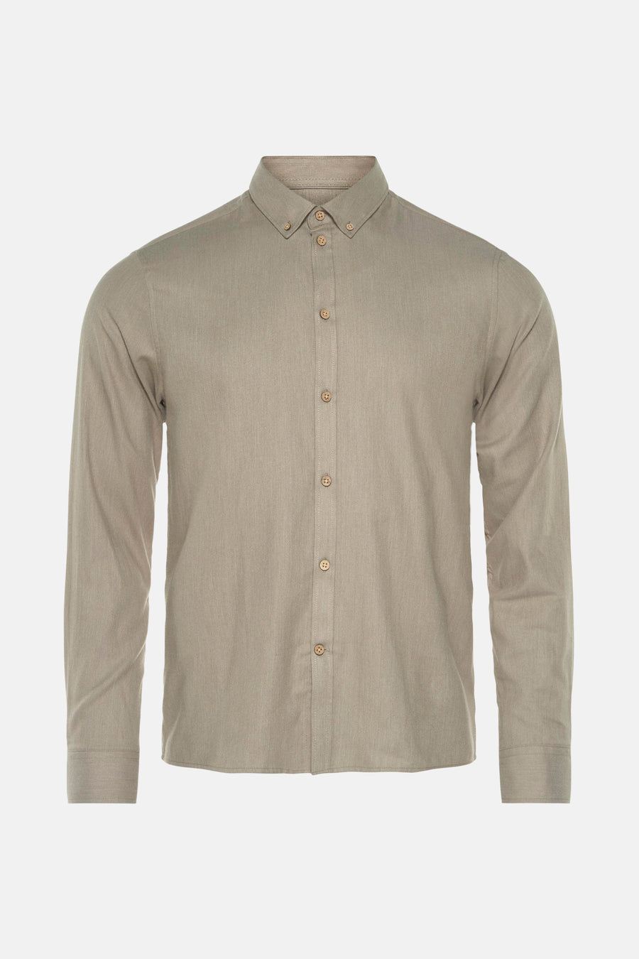 Chemise à manches longues - beige - SOLID