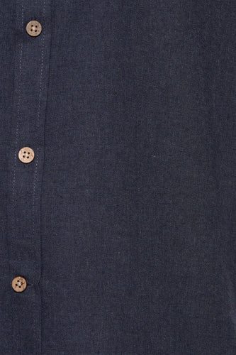 Chemise à manches longues - bleu - SOLID