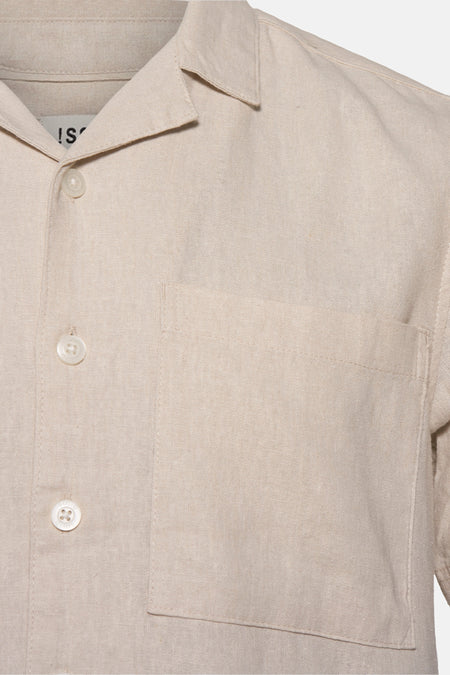 Chemise (manches courtes) Beige - SOLID
