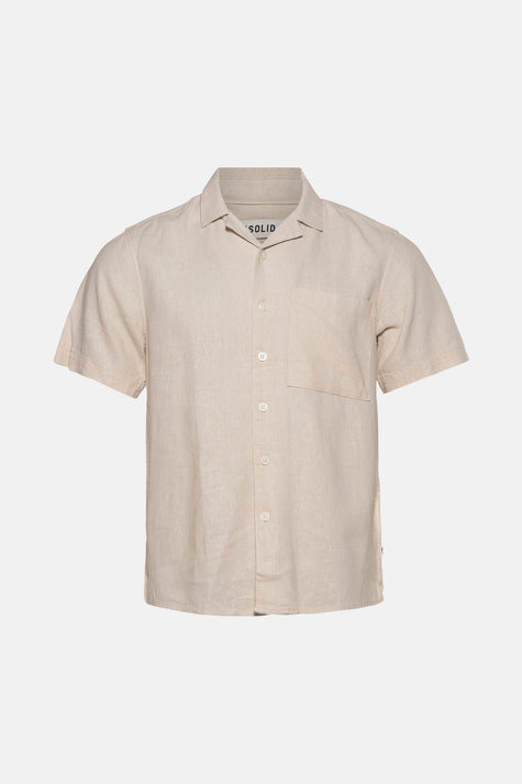 Chemise (manches courtes) Beige - SOLID