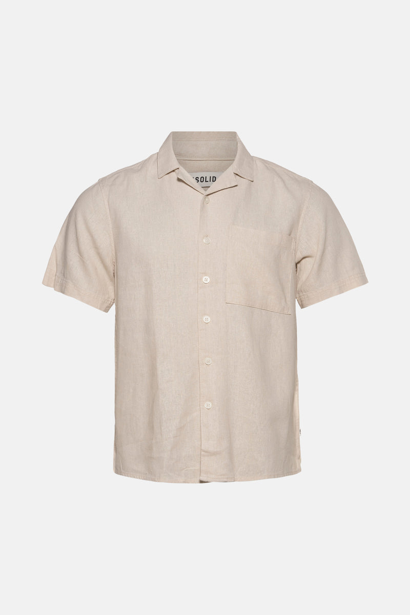 Chemise (manches courtes) Beige - SOLID
