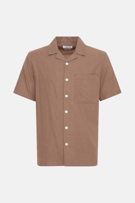 Chemise (manches courtes) Brun - SOLID