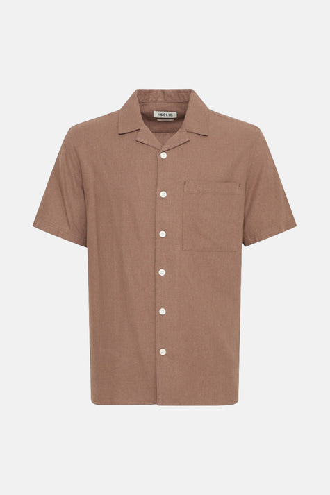Chemise (manches courtes) Brun - SOLID
