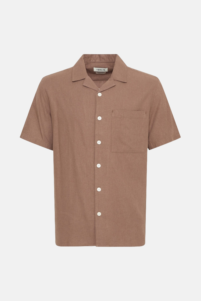 Chemise (manches courtes) Brun - SOLID