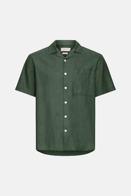 Chemise (manches courtes) vert - SOLID