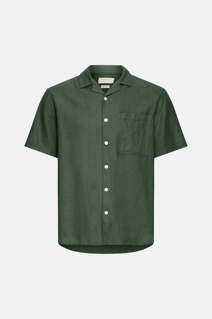 Chemise (manches courtes) vert - SOLID