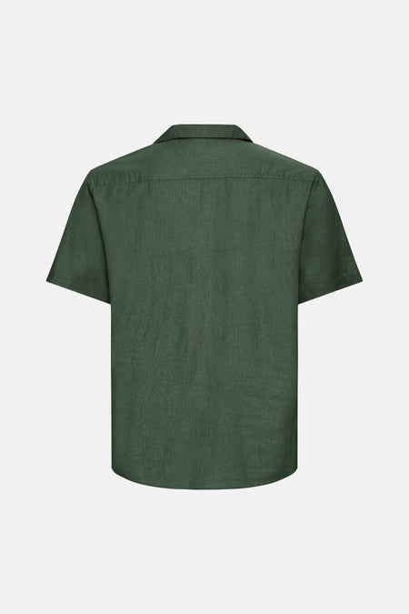 Chemise (manches courtes) vert - SOLID