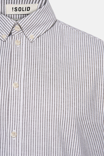 Chemise à manches longues - Blanc - SOLID