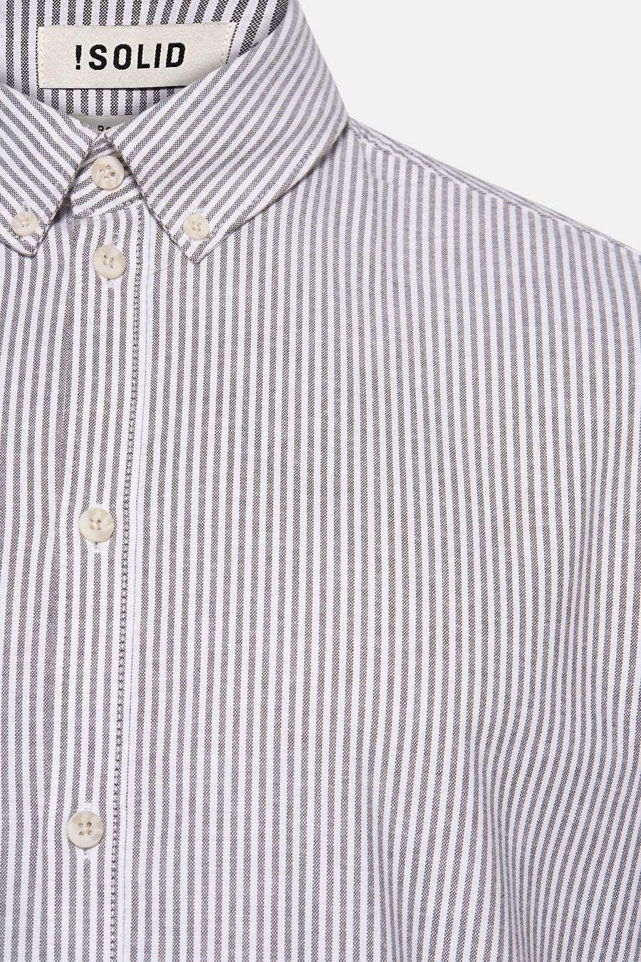 Chemise à manches longues - Blanc - SOLID