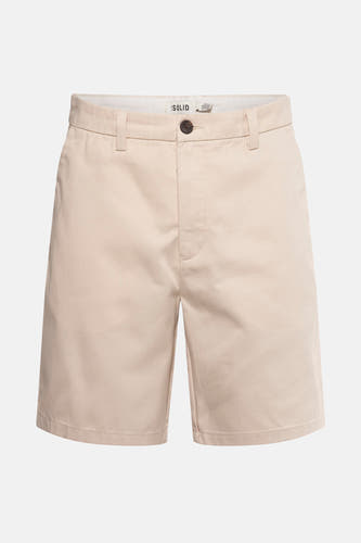 Short écru de SOLID, avec nœud et boucles d'attache.