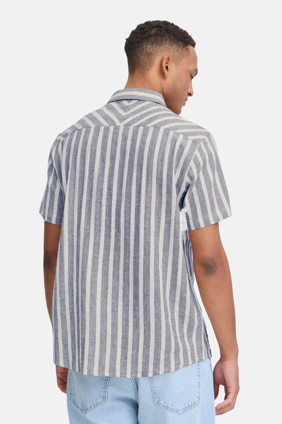 Chemise (manches courtes) bleu - SOLID