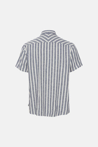 Chemise (manches courtes) bleu - SOLID