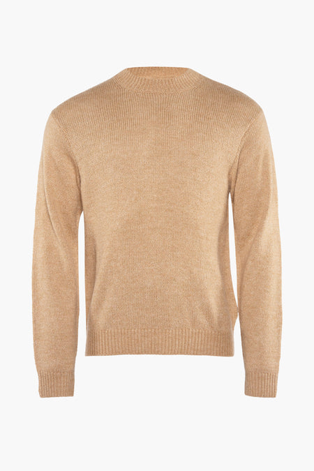 Pull col O Beige - SOLID