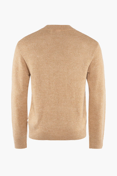 Pull col O Beige - SOLID