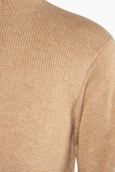 Pull col O Beige - SOLID
