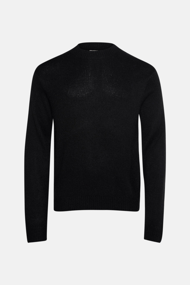 Pull col O noir - SOLID