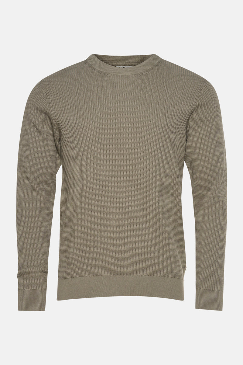 Pull à col rond - vert