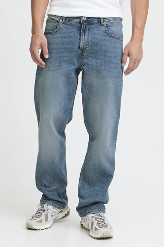 Jeans straight light blue denim - SOLID - SOLID - 6
