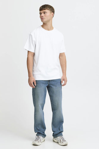 Jeans straight light blue denim - SOLID