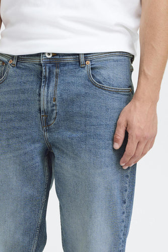 Jeans straight light blue denim - SOLID - SOLID - 6