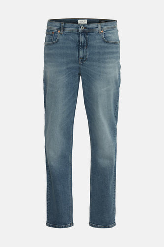 Jeans straight light blue denim - SOLID - SOLID - 6