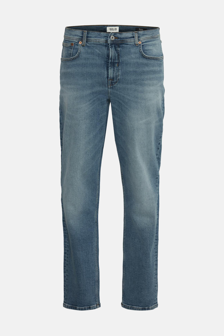 Jeans straight light blue denim - SOLID - SOLID - 5