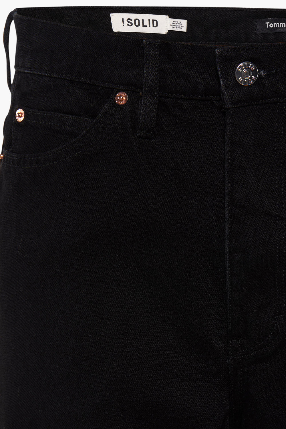 Jeans wide Noir - SOLID