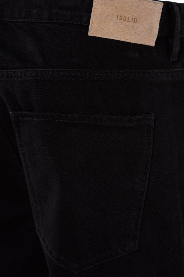 Jeans wide Noir - SOLID