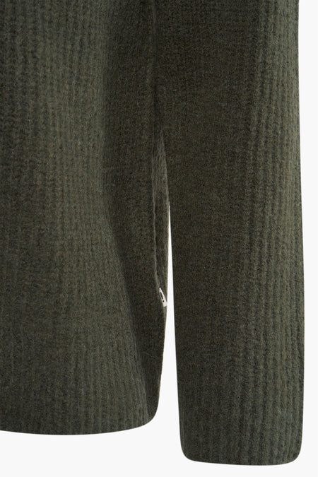 Pull à col rond - vert