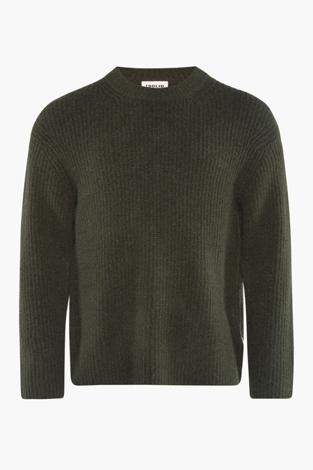 Pull col O Vert - SOLID